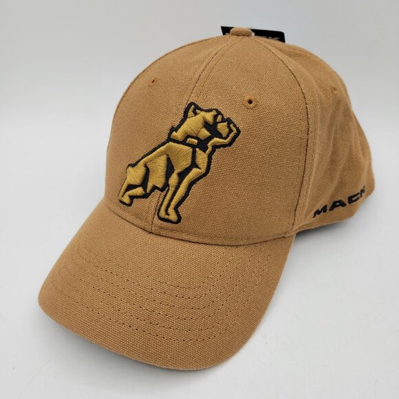 H3 Headwear MACK Truck Bulldog Embroidered Canvas Snap Back Hat Men's Cap One Sz - Picture 1 of 14